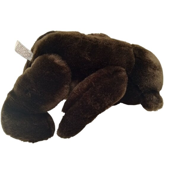 Velvets Teddy Bear Brown Plush Greek 62960 Sitting Soft Stuffed Animal 8 Inch - Picture 9 of 10